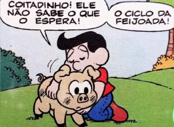 Ele não sabe o que espera...